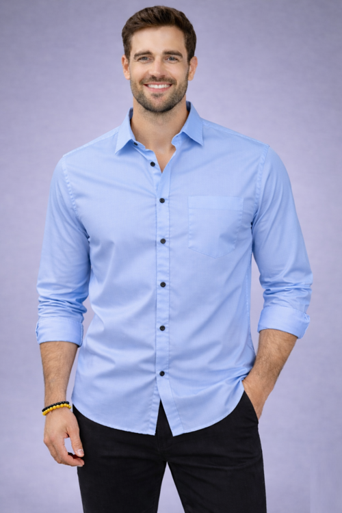 Men’s Casual Cotton Shirt for Everyday Wear